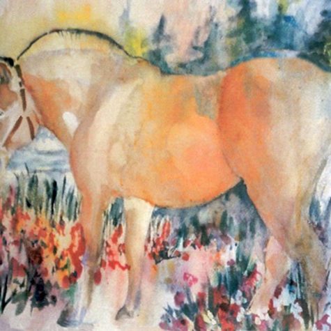 Fjord Pony (Watercolor)